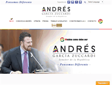 Tablet Screenshot of andresgarciazuccardi.com